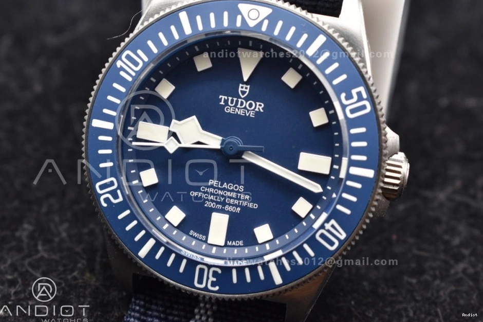 M+ Tudor Titanium Navy Pelagos Blue Edition 1:1 FXD Factory Best 0521